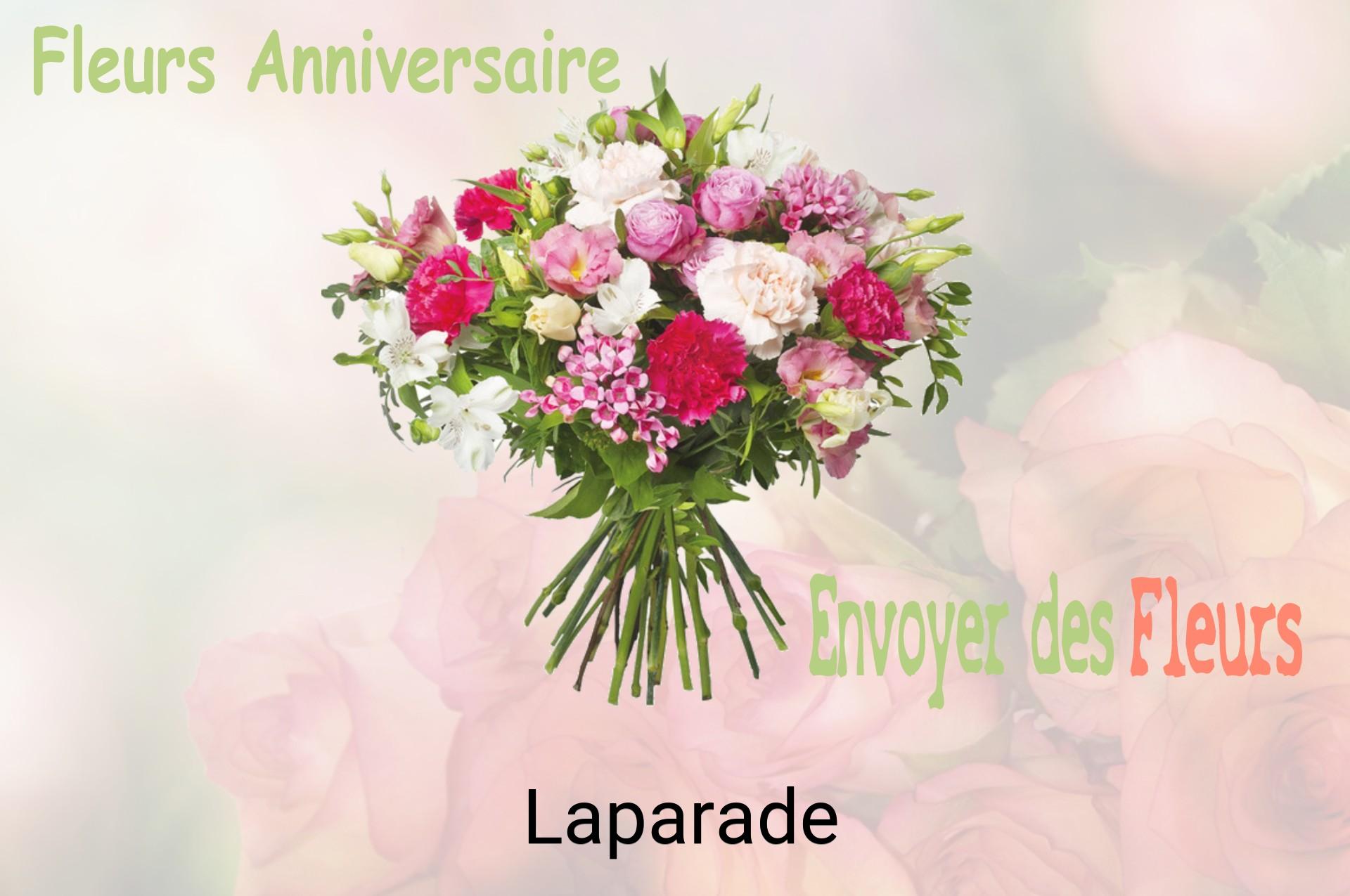 Bouquet de fleurs d’anniversaire livré à Laparade
