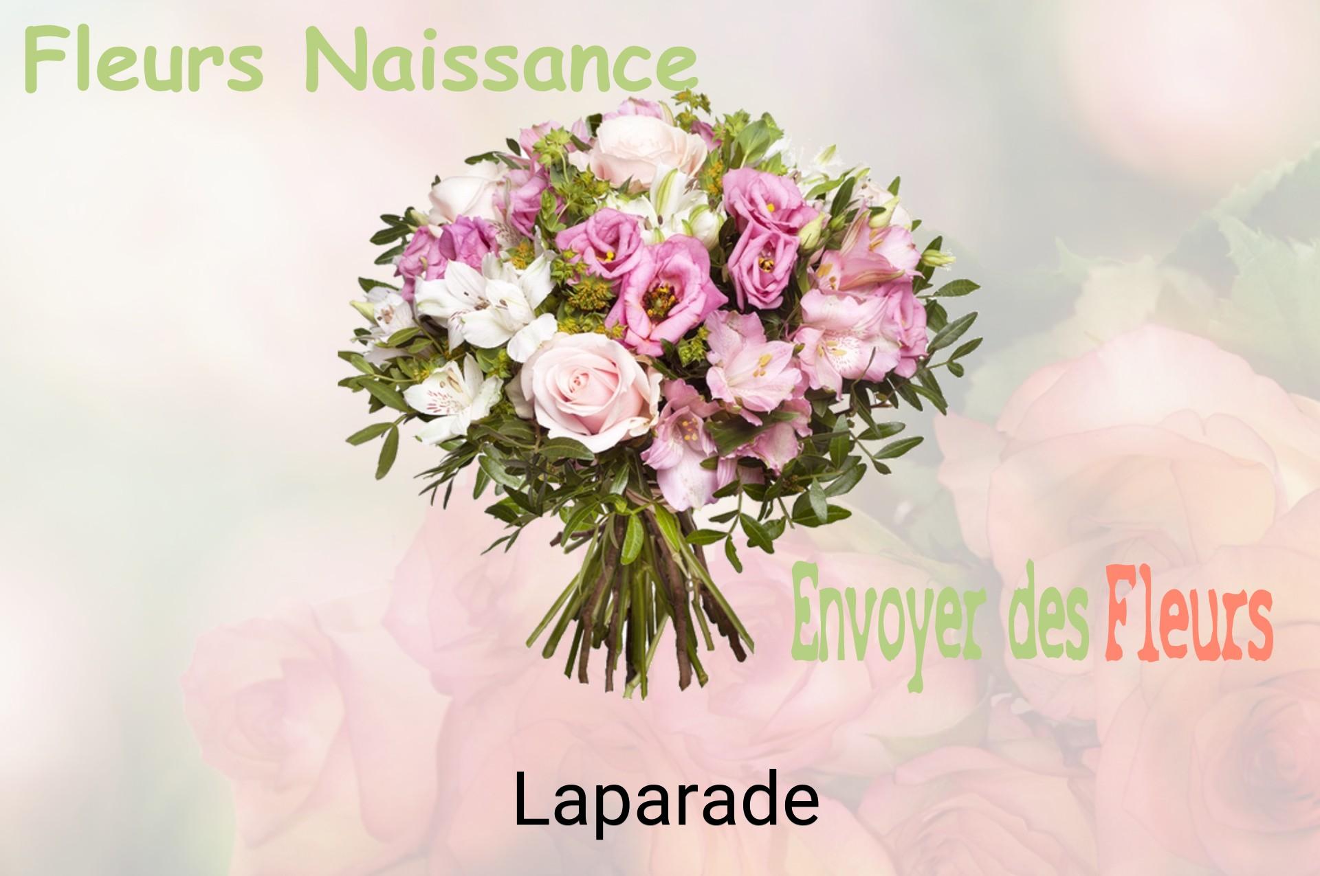 Bouquet de fleurs de naissance livré à Laparade