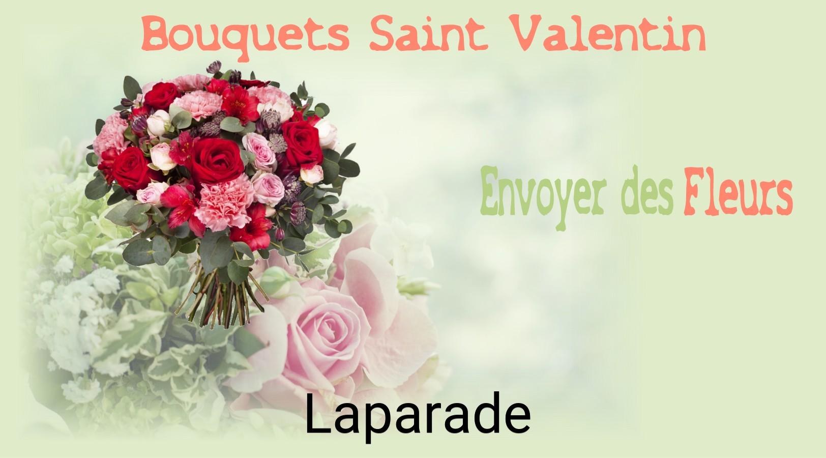 Roses de Saint-Valentin livrées à Laparade